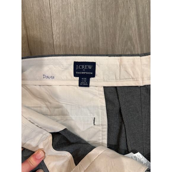 J. Crew Thompson Tapered Dress Pants Men's 36x32 100% Cotton - Picture 4 of 7